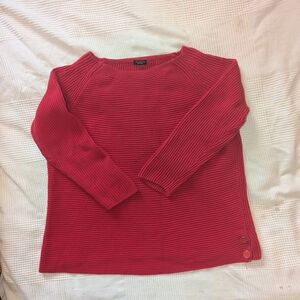 Talbots Ribbed Red Women's Sweater